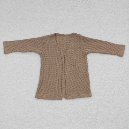 GT0250 Baby Girl Long Sleeves Cardigan Sweater Coat