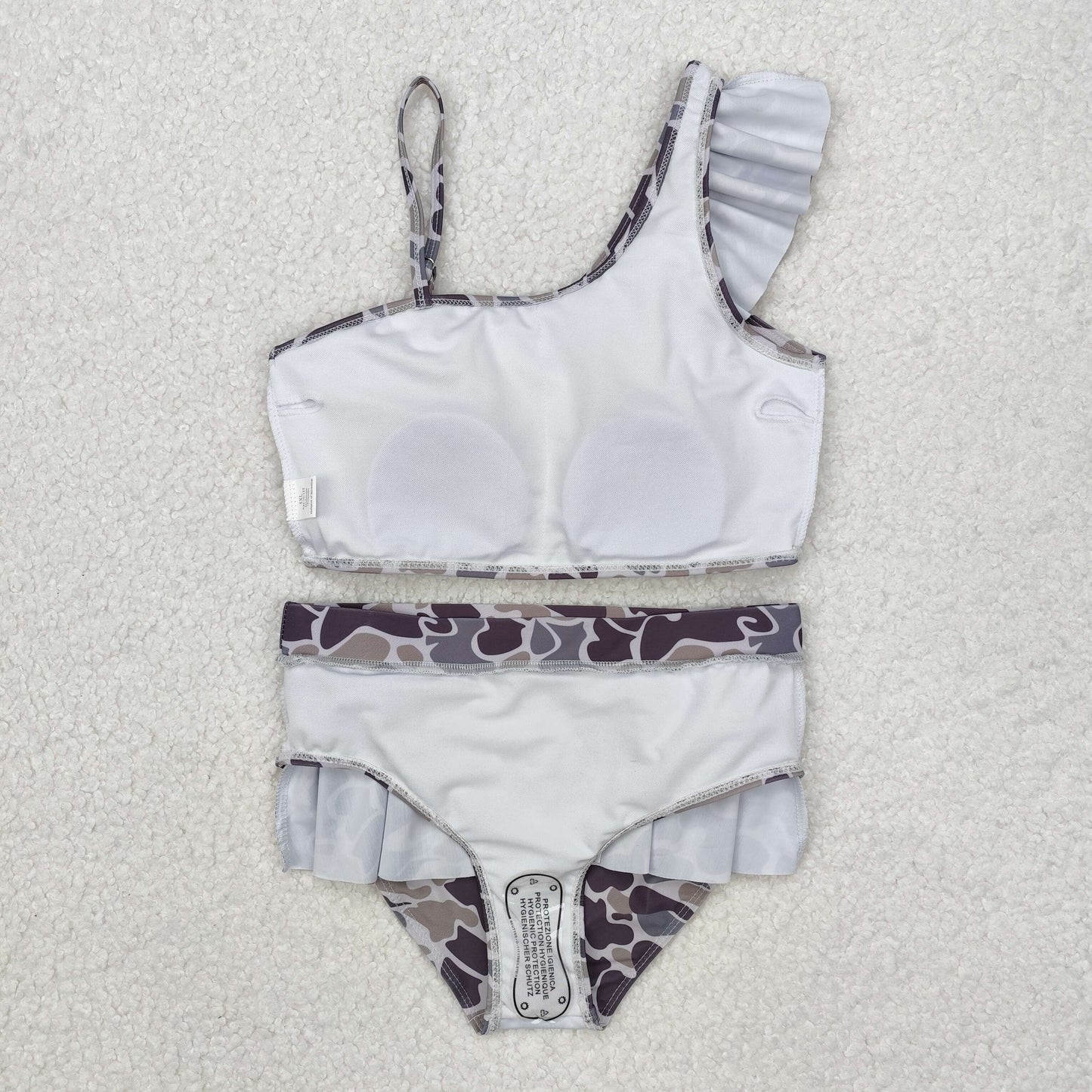 Baby Girl Toddler Summer Camo Swimsuit Sibling Set RTS
