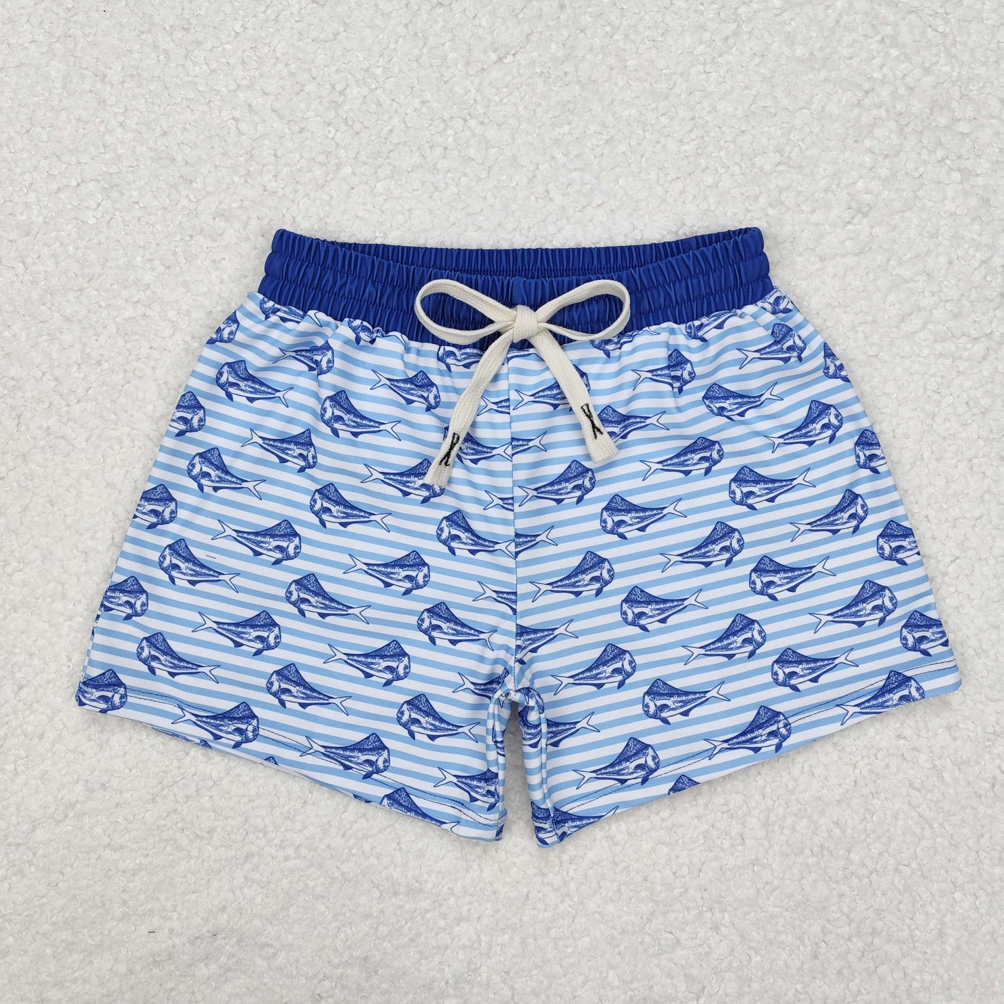 Baby Boy Summer Crabs Fishes Swimsuit Trunks Sibling Swimwear Clothes RTS