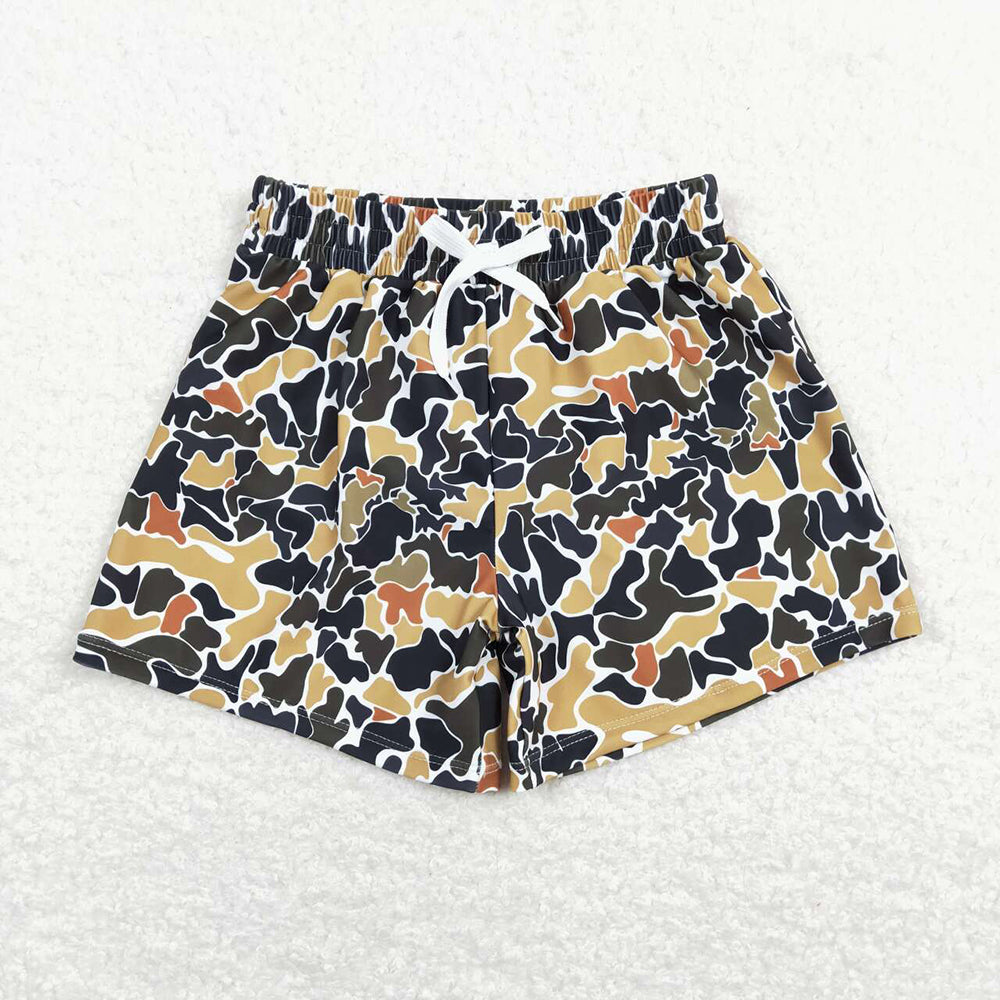 Baby Boy Toddler Camo Sibling Hunting Trunks Swimwear RTS