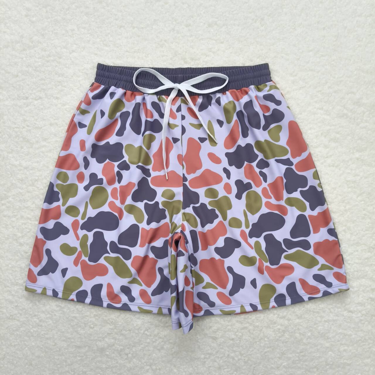 Adult Men Camo Bottom Swimming Trunks Shorts Swimwear RTS