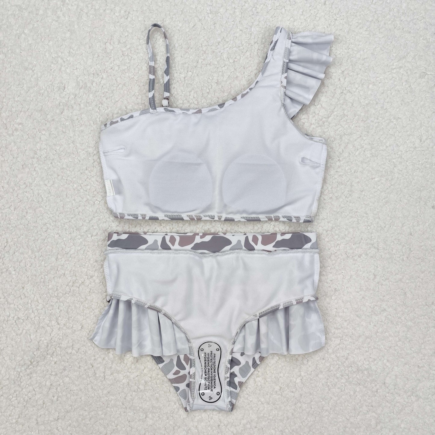 Baby Girl Toddler Summer Camo Swimsuit Sibling Set RTS