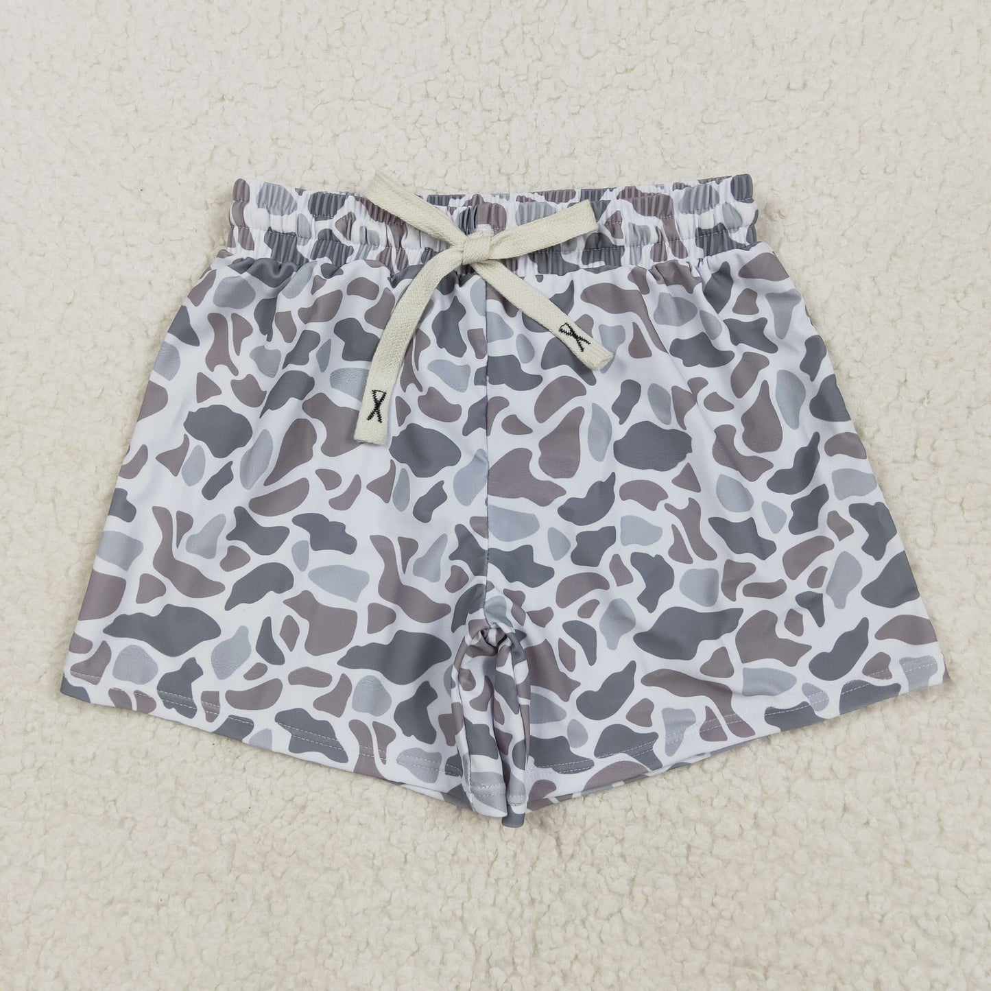 Baby Boy Toddler Camo Sibling Hunting Trunks Swimwear RTS