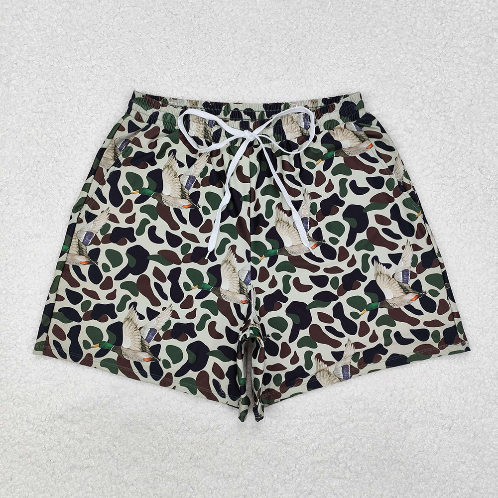 Adult Men Camo Bottom Swimming Trunks Shorts Swimwear RTS