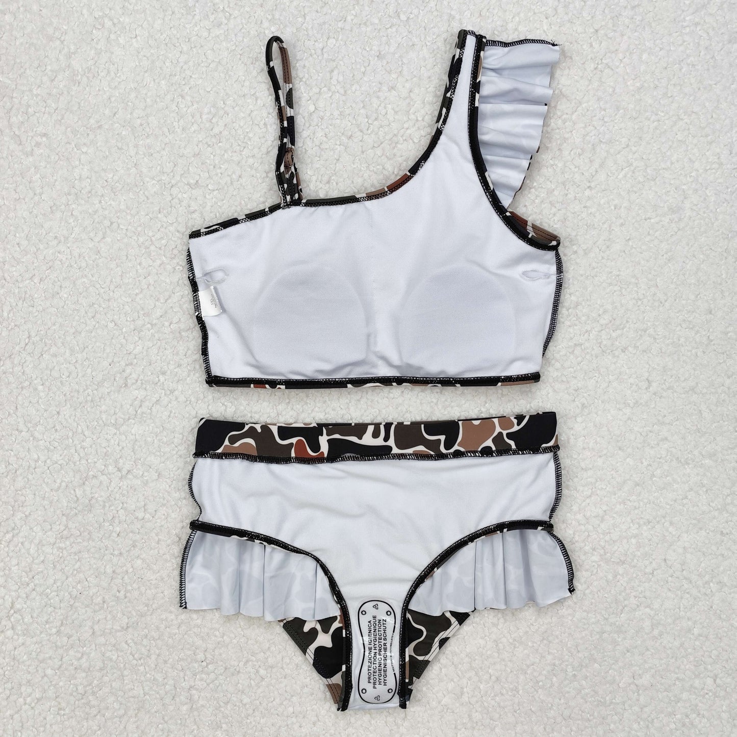 Baby Girl Toddler Summer Camo Swimsuit Sibling Set RTS