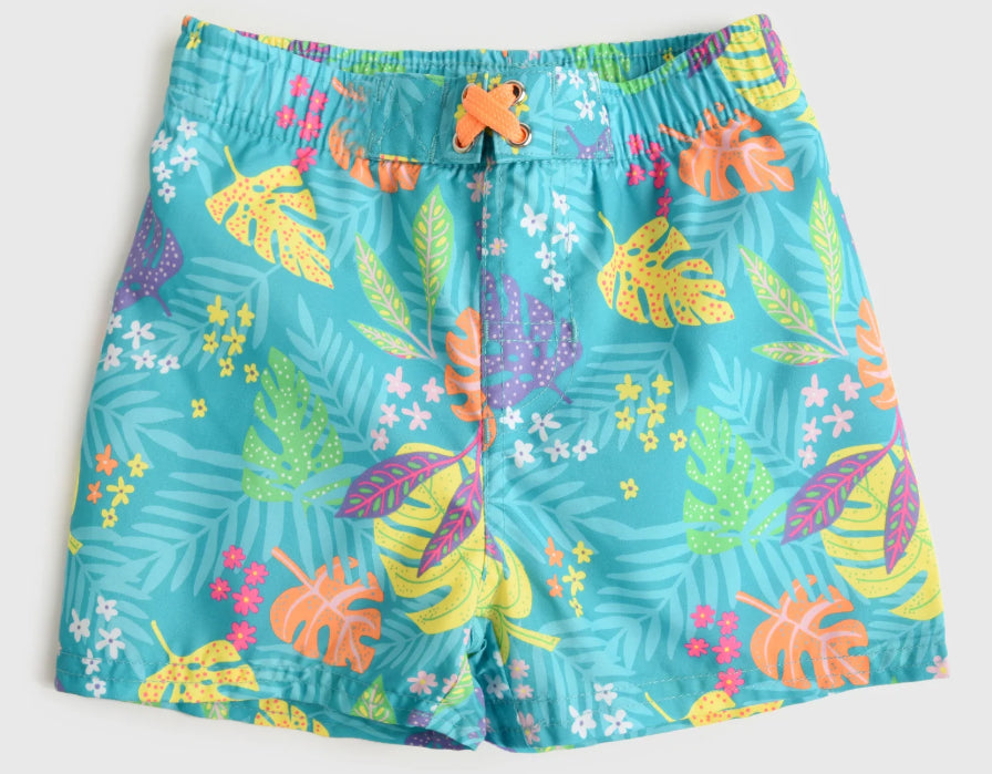 Preorder Baby Boy Leaves Swimming Trunks Swimwear Shorts( Moq 5 )