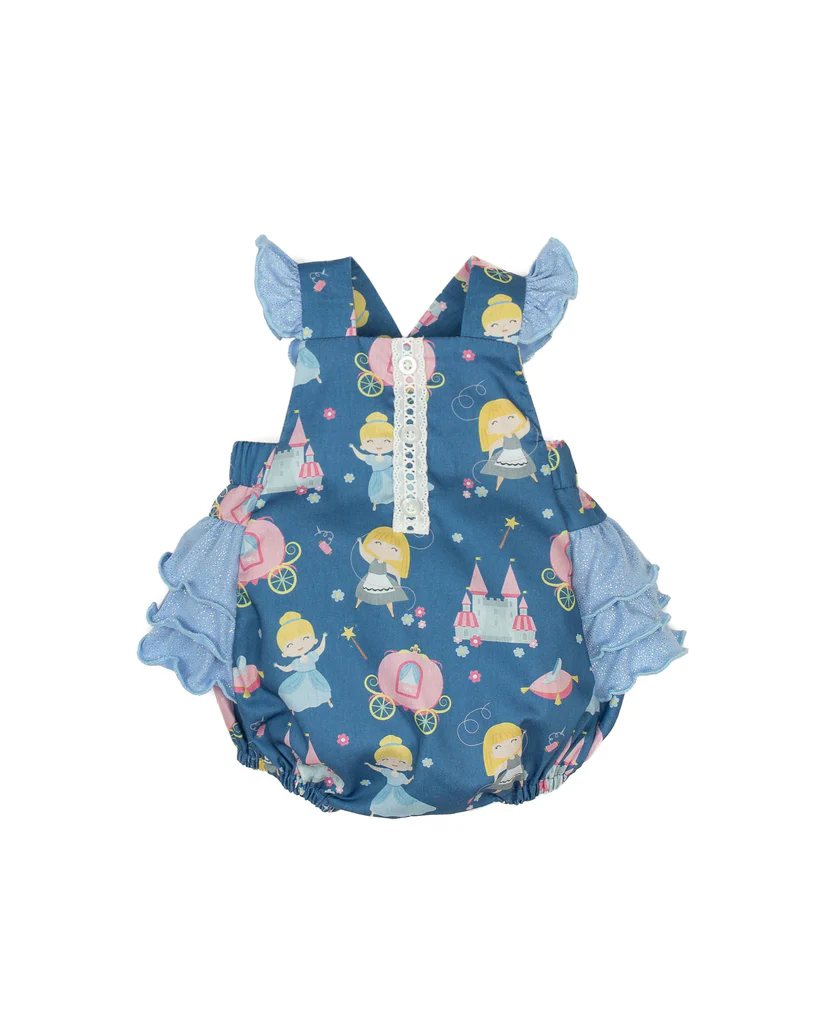 Pre-order Baby Girl Infant Princess Ruffle Bubble Romper