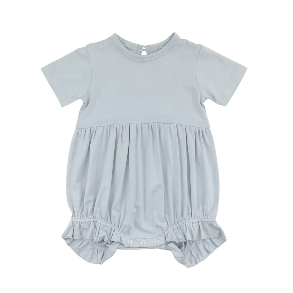 Preorder Baby Girl Infant Short Sleeves Cotton Bubble Romper ( Moq 5 )