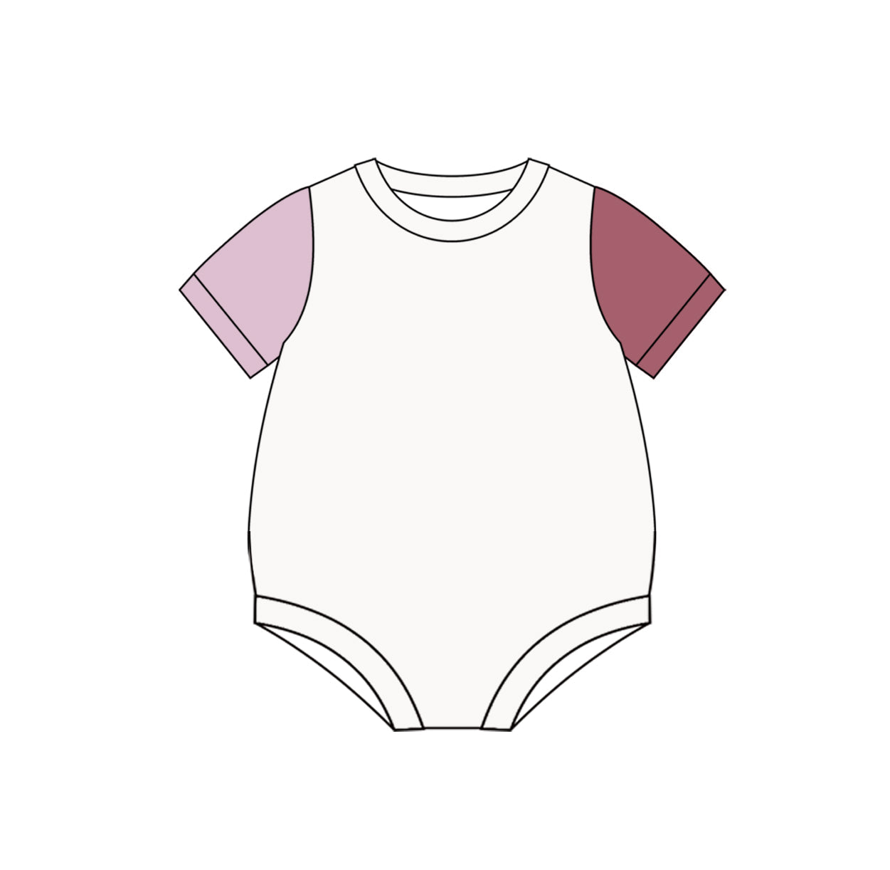 Preorder Baby Kids Infant Purple Brown Short Sleeves Cotton Bubble Romper ( Moq 5 )