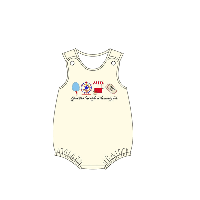 Preorder Baby Boy Sleeveless Bubble Romper ( Moq 5 )