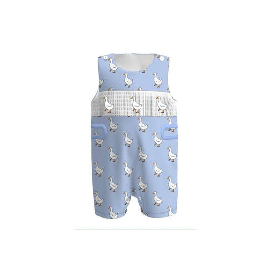 ( Moq 5 ) Preorder Baby Boys Infant Sleeveless Ducks Summer Romper