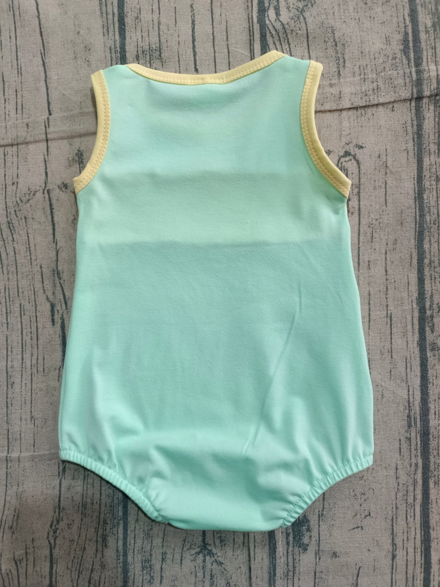 Baby Boys Kids Sleeveless Blue Yellow Green Bubble Summer Romper