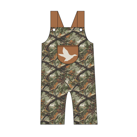 ( Moq 5 ) Preorder Baby Boys Kids Duck Camo Pants Jumpsuit Hunting Clothes