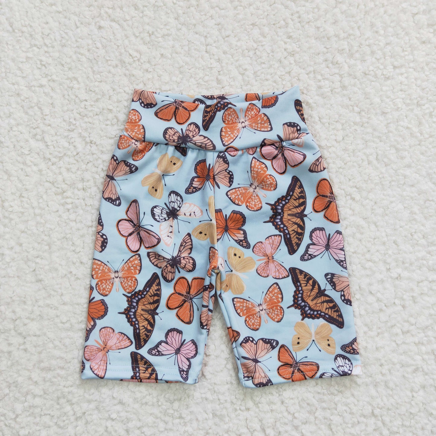 Baby Girl Toddler Stripes Leopard Summer Sibling Biking Shorts RTS