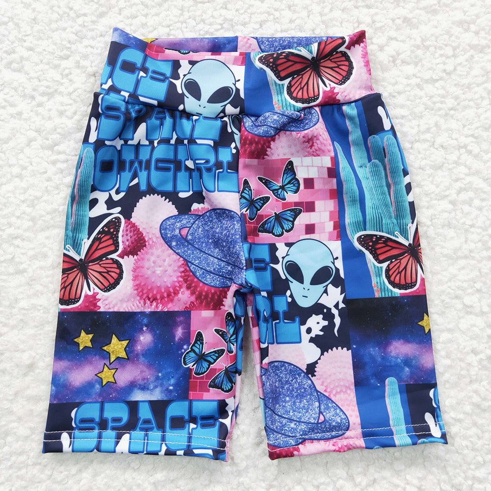 Baby Girl Toddler Stripes Leopard Summer Sibling Biking Shorts RTS