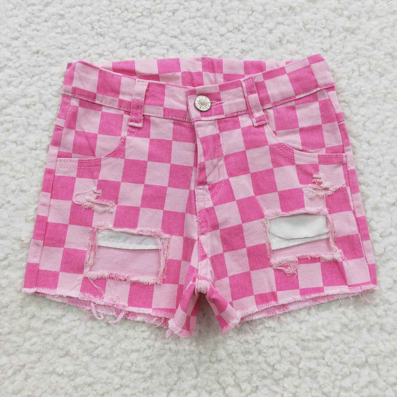 Baby Girl Toddler Denim Shorts Bottoms Sibling Clothes RTS