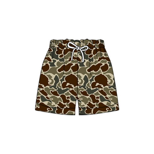 ( Moq 5 ) Preorder Baby Boys Camo Southern Shorts Bottom