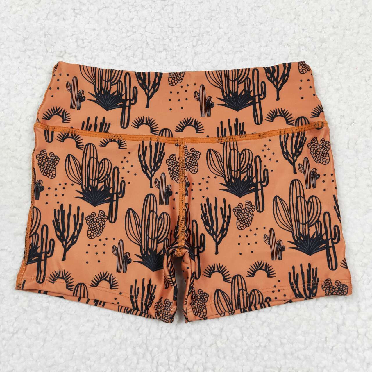 Baby Girl Plaid Leopard Cactus Biking Sibling Shorts Bottoms RTS