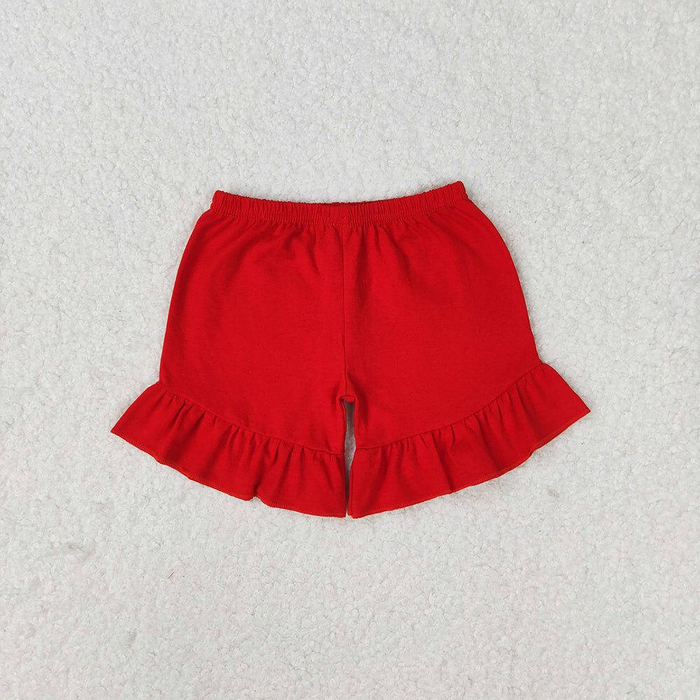 Baby Girl Cotton Ruffle Summer Sibling Shorts RTS