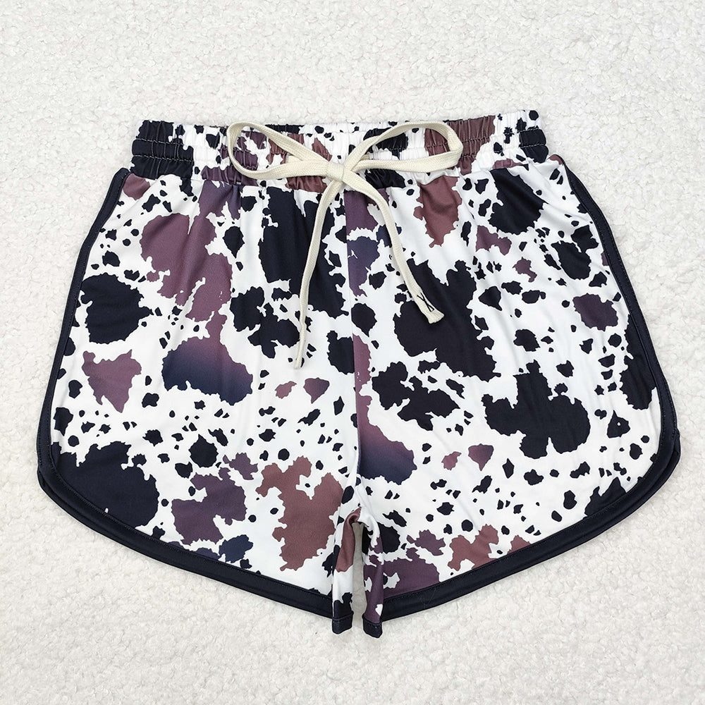 Adult Women Camo Checked Sibling Sports Shorts Bottoms RTS