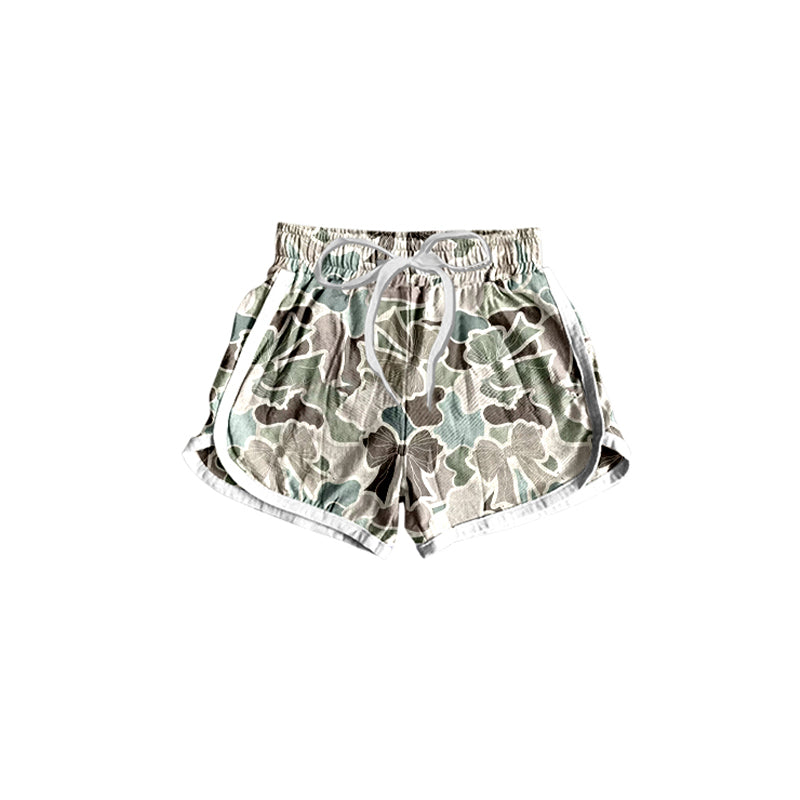 Preorder Baby Girl Summer Green Camouflage Shorts ( Moq 5 )