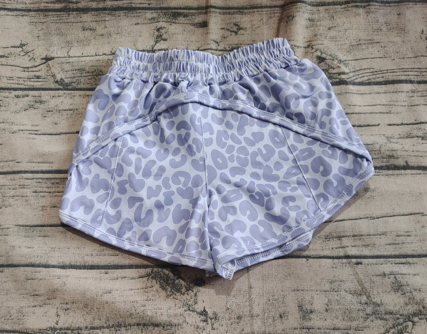 Baby Girl Grey Camo Yoga Active wear Bottoms Shorts RTS