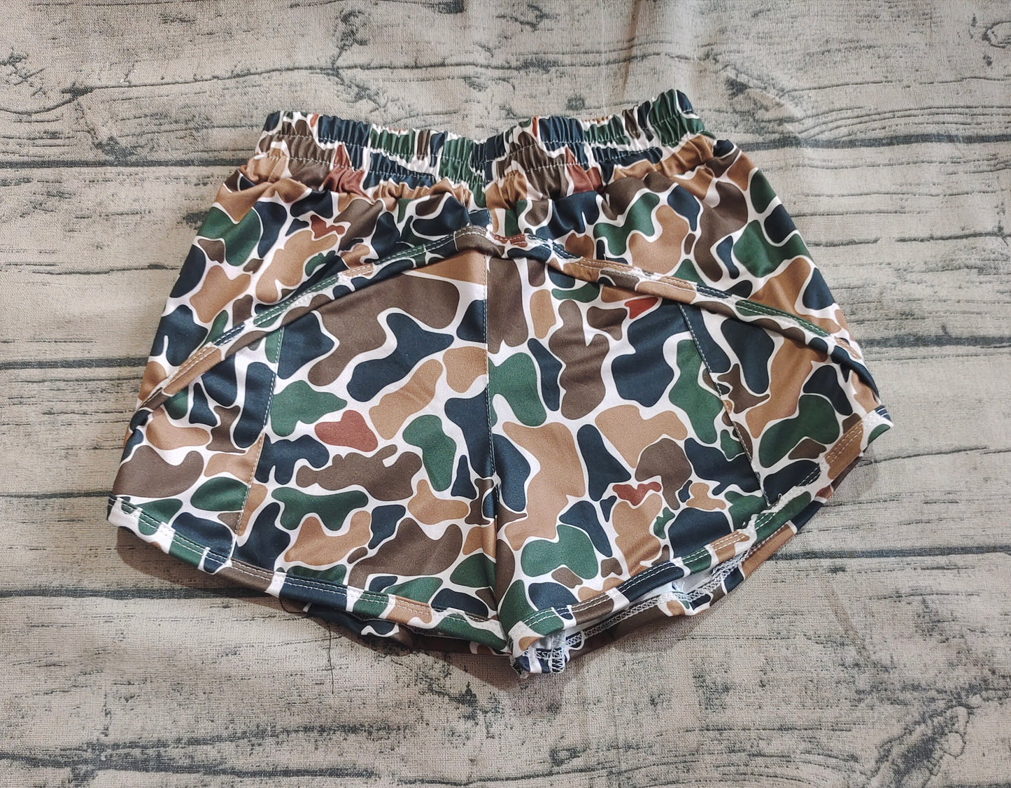 Baby Girl Camo Yoga Active wear Bottoms Shorts RTS