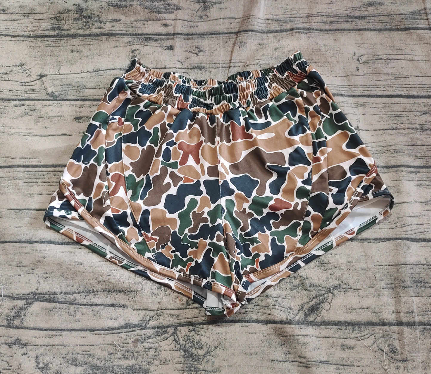 Adult Women Camo Yoga Active wear Bottoms Shorts RTS