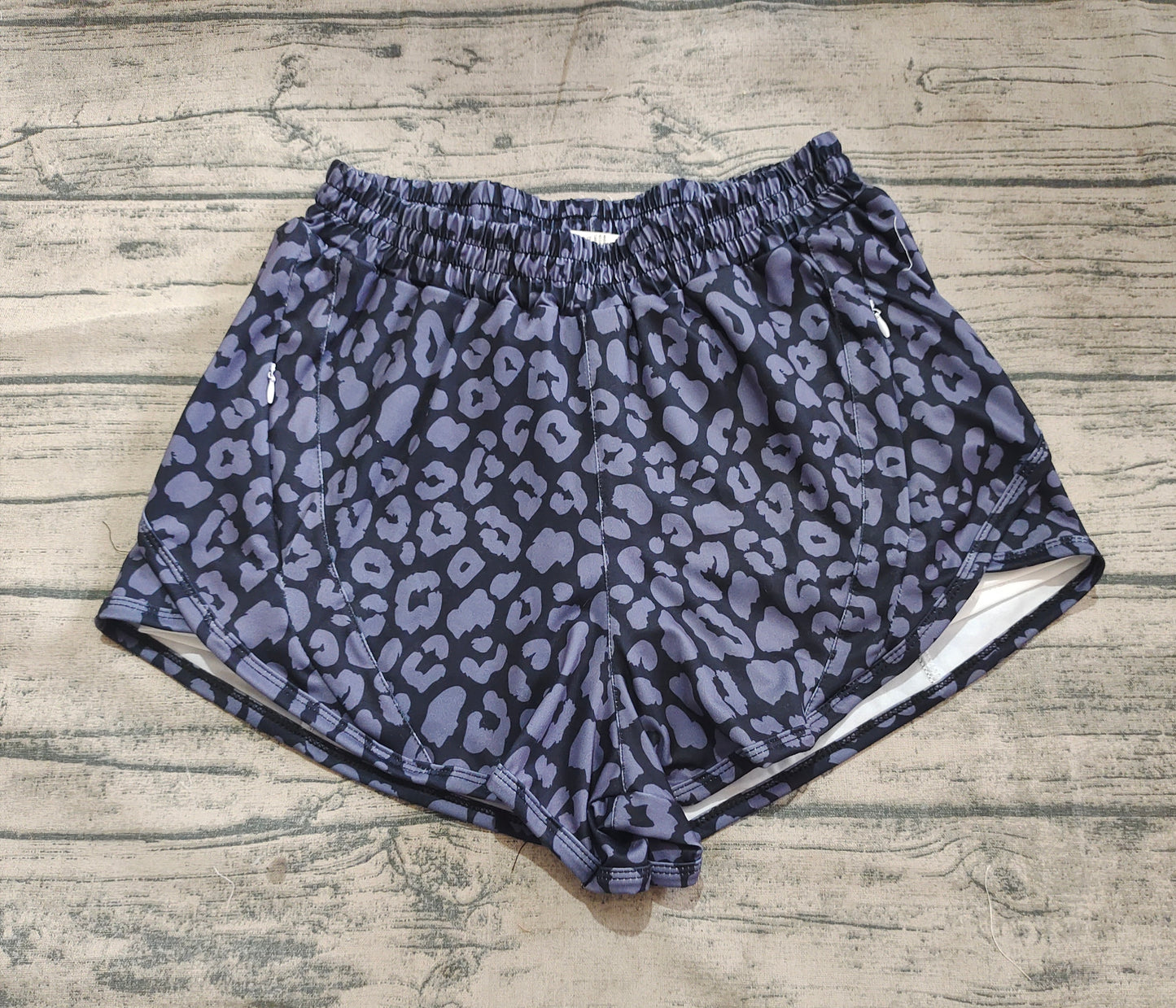 Adult Women Leopard Yoga Active wear Bottoms Shorts RTS