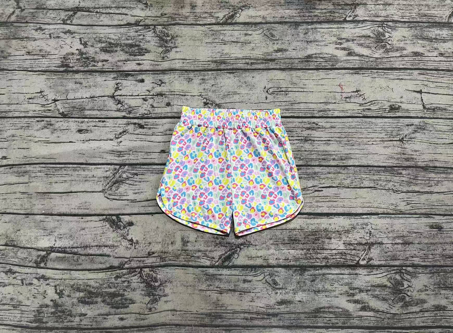 Baby Girl Colorful Leopard Sports Bottoms Shorts RTS