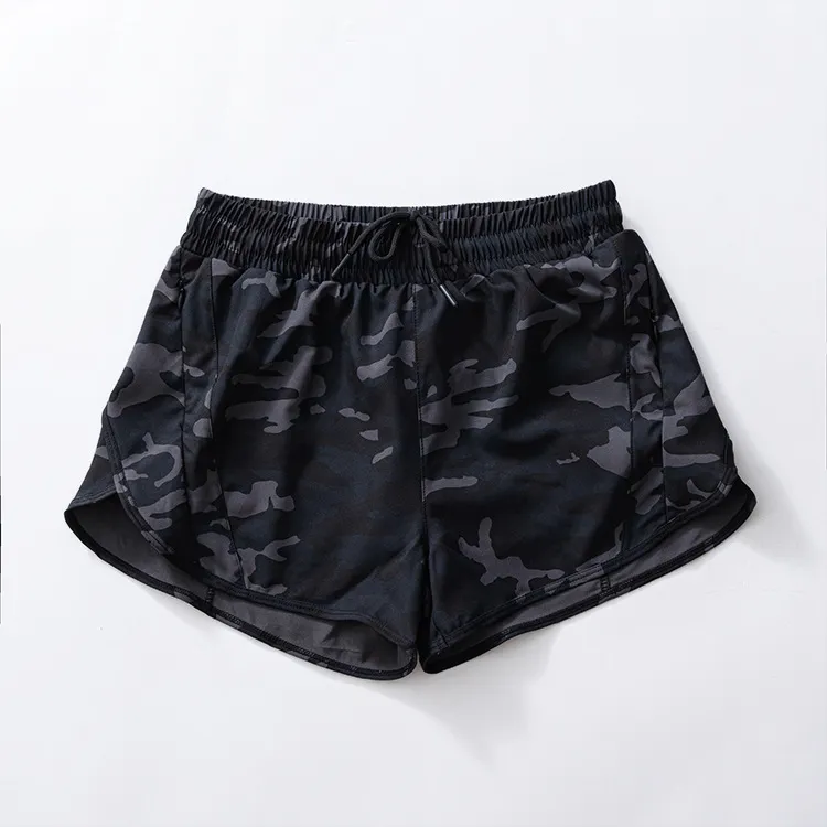 Preorder Baby Girl Black Camo Yoga Active Wear Bottoms Shorts ( Moq 5 )