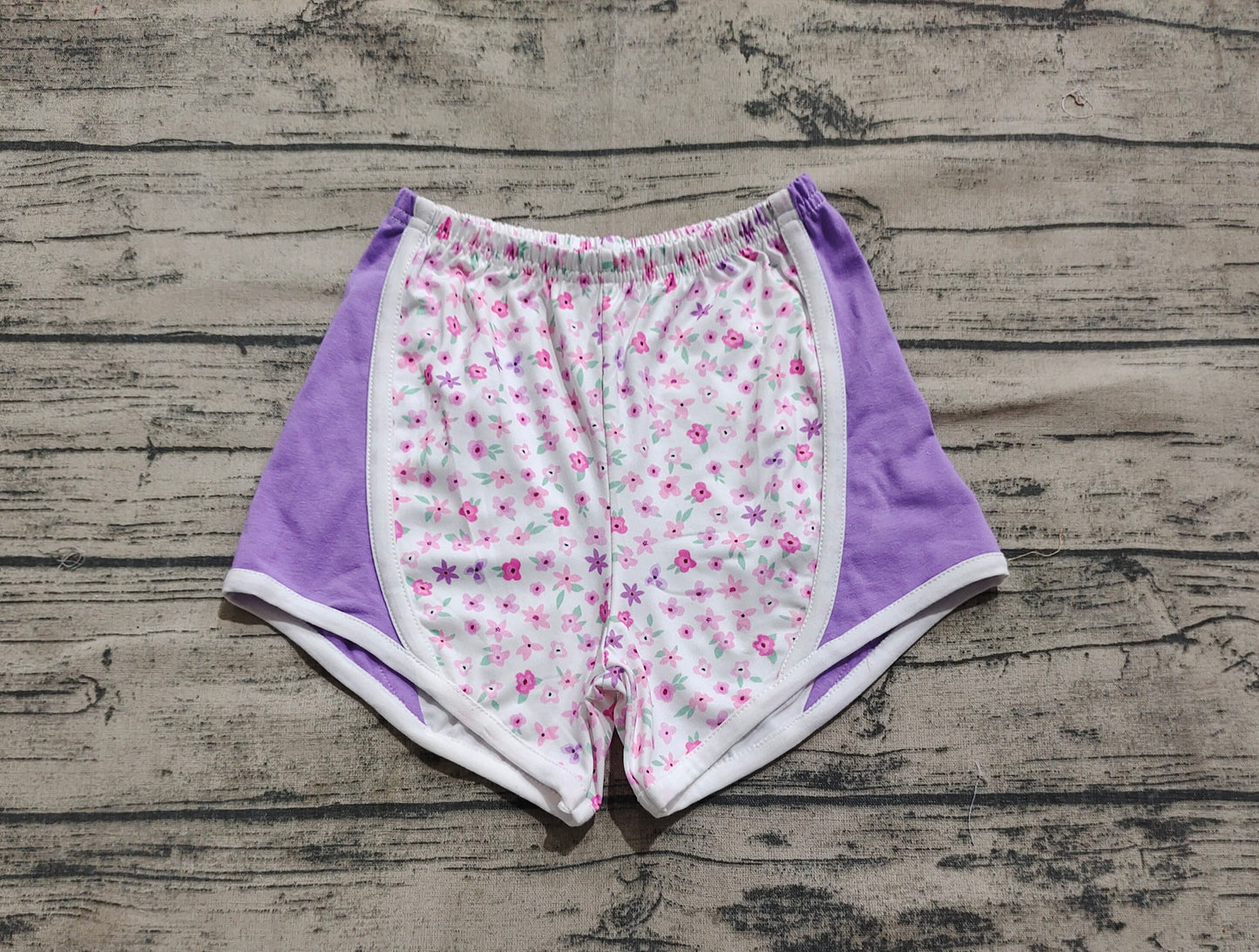 Baby Girl Floral Purple Shorts Bottoms RTS
