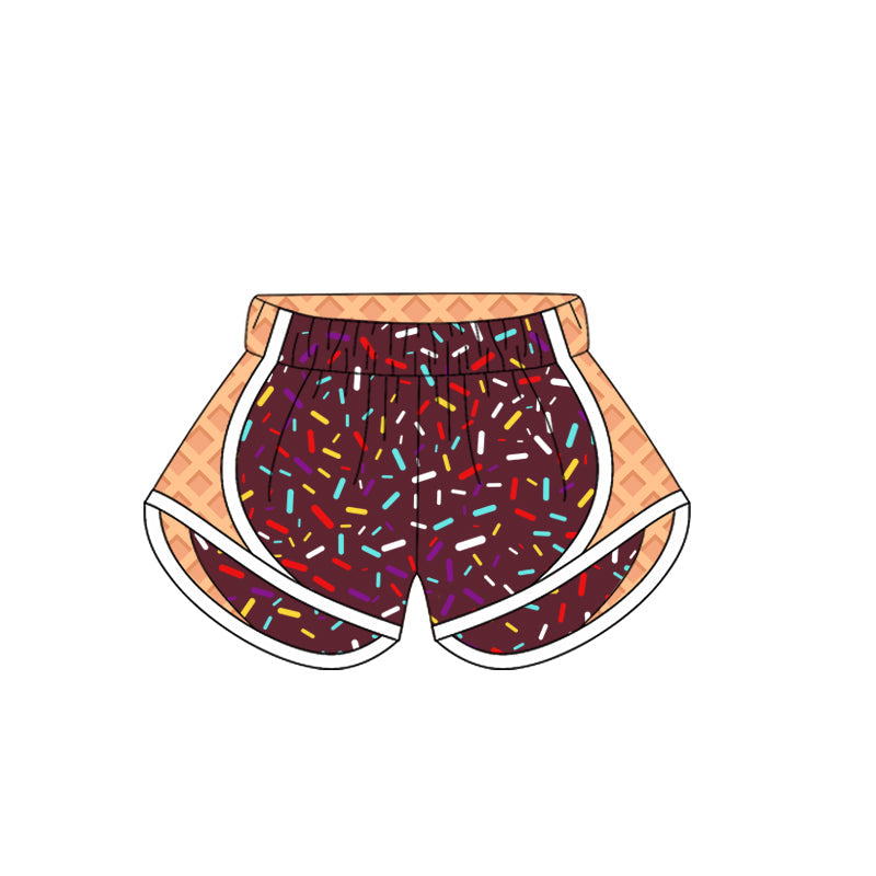 Preorder Adult Women Brown Yoga Shorts Bottoms ( Moq 5 )