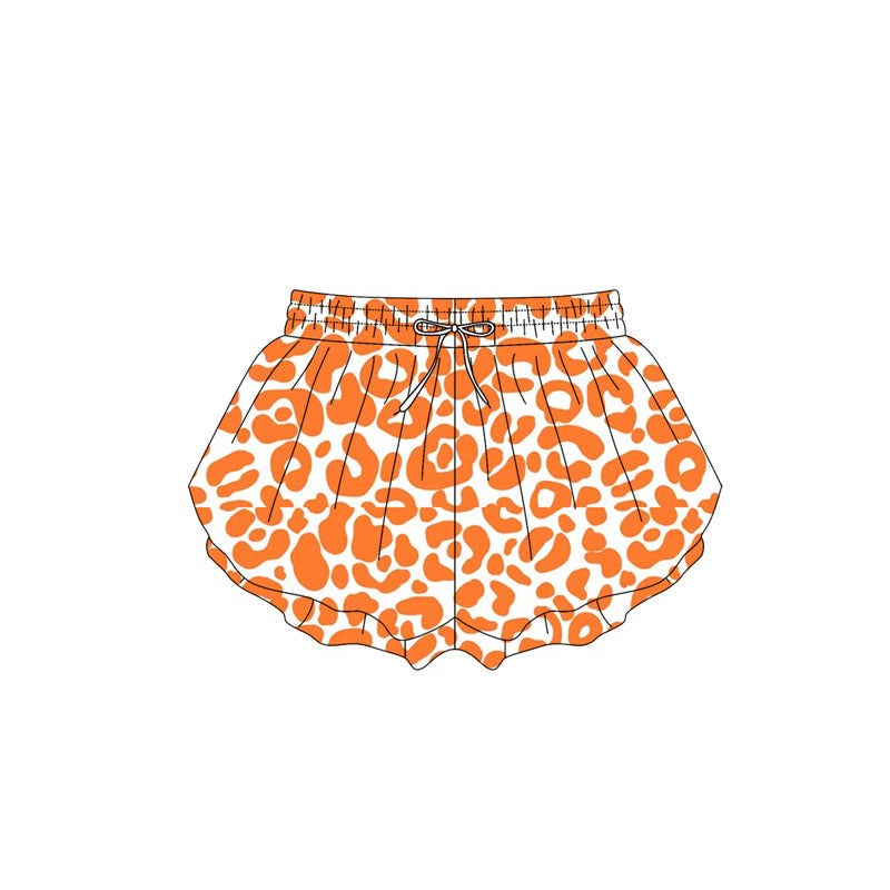 Baby Girl Summer Orange Leopard Shorts Bottoms RTS