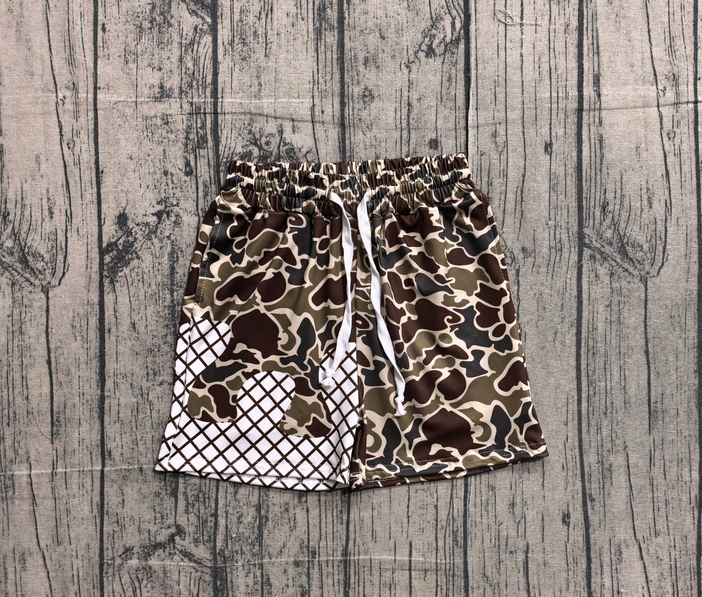 Baby Boys Kids Camo Drips Summer Shorts Bottoms RTS