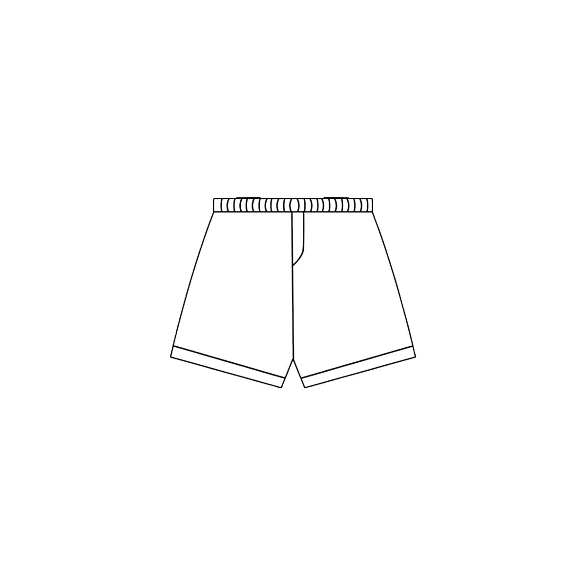 ( Moq 5 ) Preorder Girls Kids White Yoga Active Shorts Summer Bottom