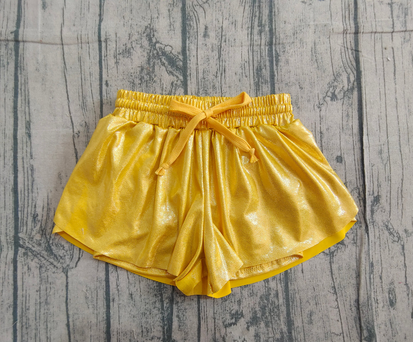 Baby Girls Kids Orange Leather Shorts Bottoms RTS