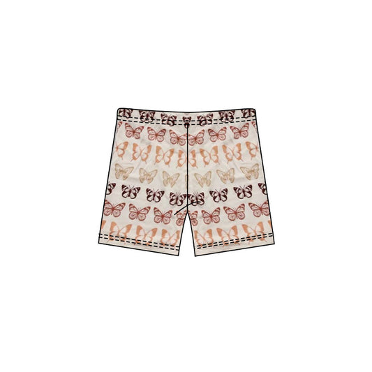 ( Moq 5 ) Preorder Baby Girls Kids Butterfly Summer Shorts Bottoms