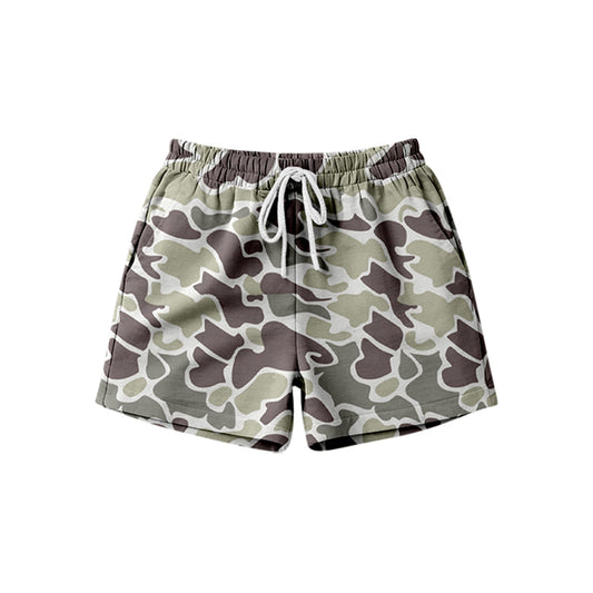( Moq 5 ) Preorder Adult Women Southern Camo Print Woman Summer Dark Grey Shorts Bottom