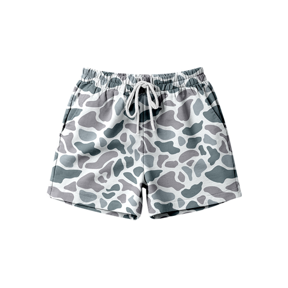 ( Moq 5 ) Preorder Adult Women Southern Camo Print Woman Summer Grey Shorts Bottom