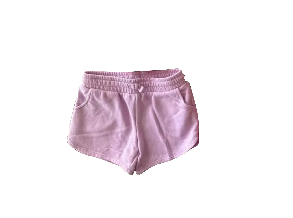( Moq 5 ) Preorder Baby Girls Kids Purple Pockets Shorts Summer Bottom