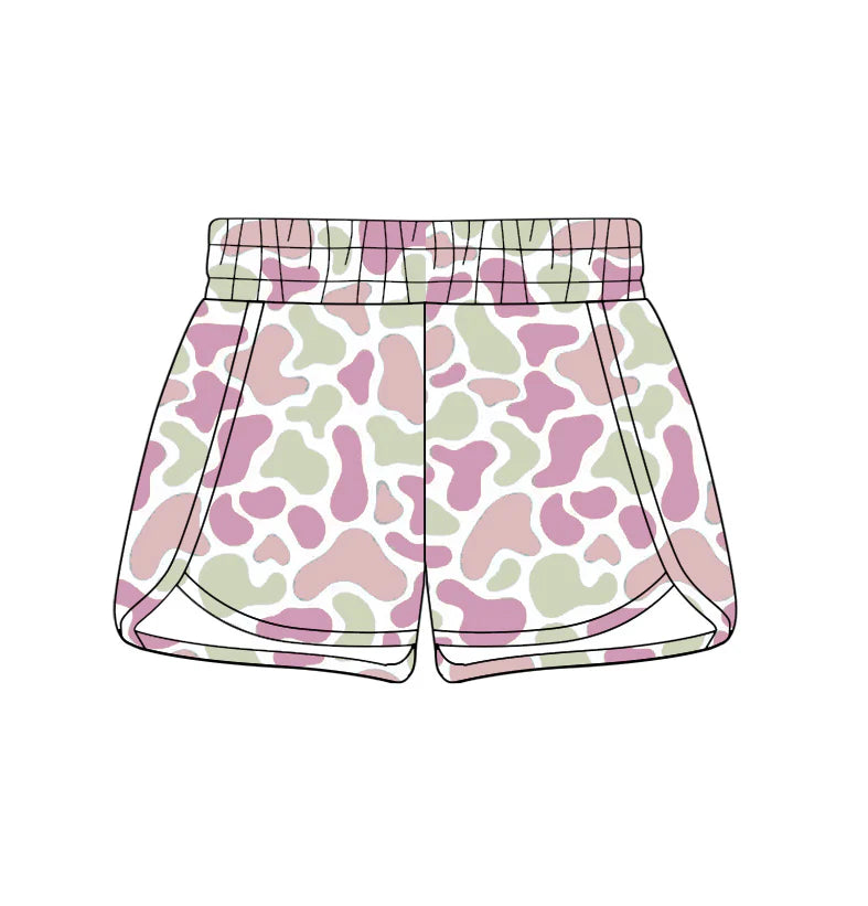 ( Moq 5 ) Preorder Adult Women Camo Print Woman Summer Shorts Southern Bottom