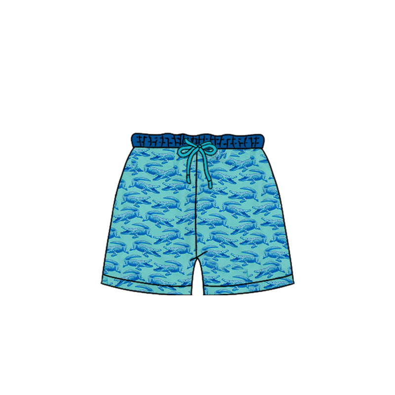 ( Moq 5 ) Preorder Baby Boys Kids Green Shorts Bottoms Summer Clothes