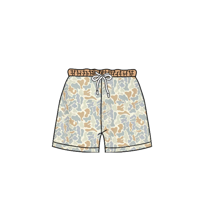 ( Moq 5 ) Preorder Baby Boys Kids Camo Shorts Bottoms Summer Clothes