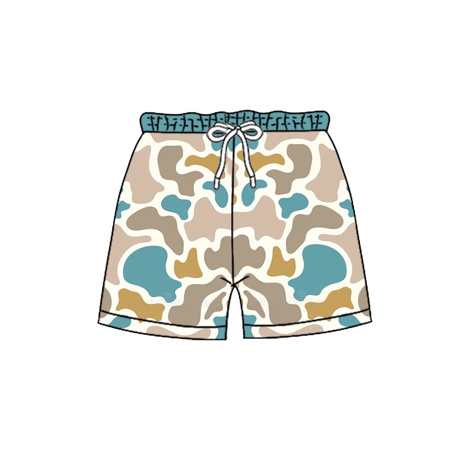 ( Moq 5 ) Preorder Baby Boys Kids Southern Camo Shorts Bottoms Summer Clothes