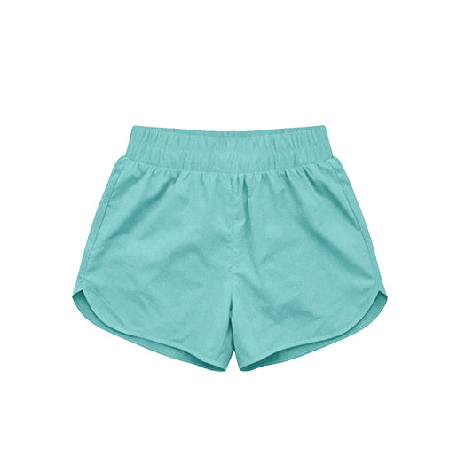 ( Moq 5 ) Preorder Baby Girls Kids Shorts Bottoms Yoga Active Green Clothes