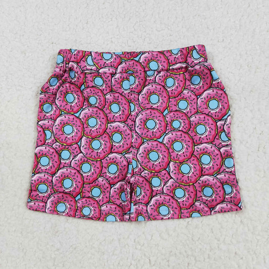 Baby Girl Toddler Donuts Pink Pockets Shorts Summer Bottom RTS