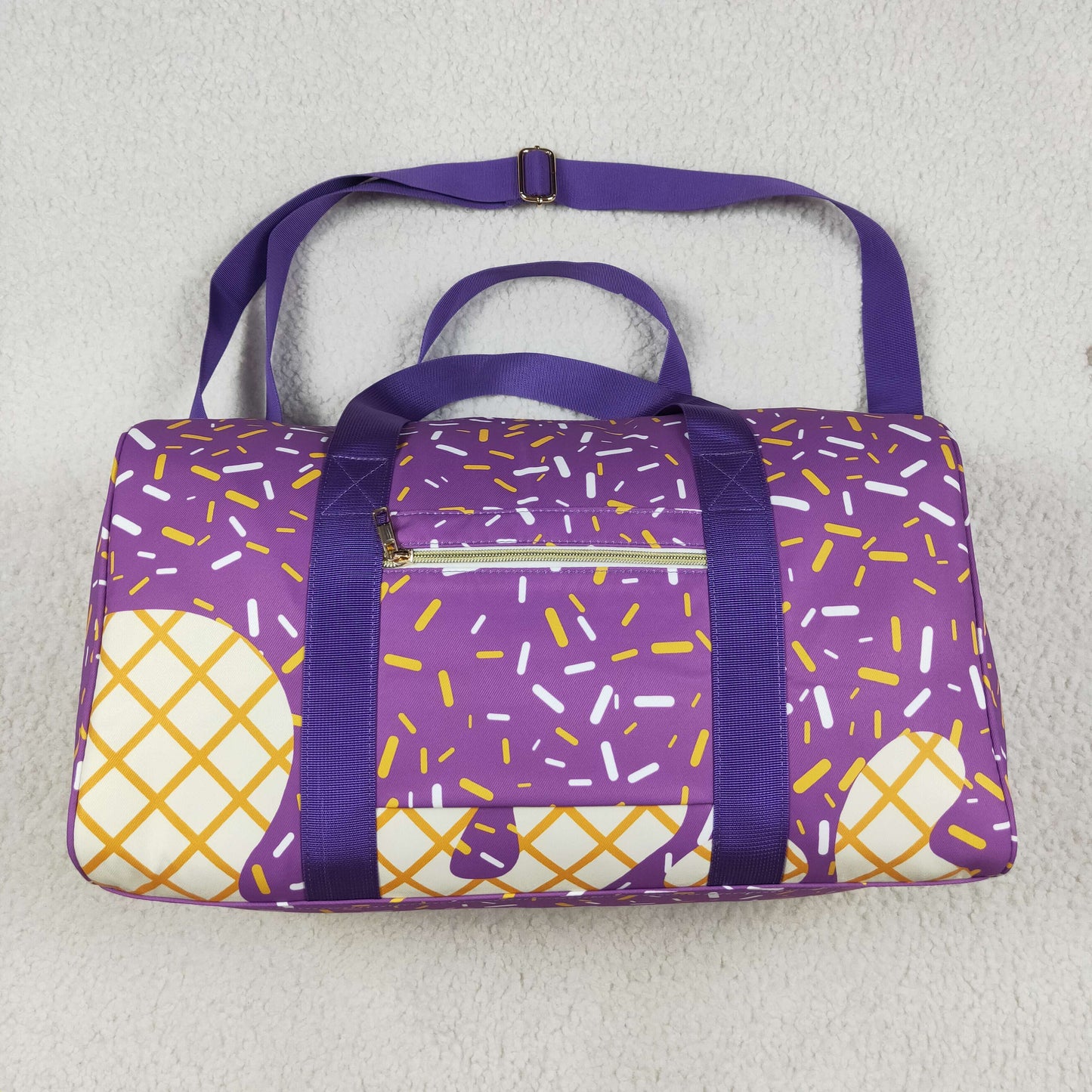 Baby Toddler Kids Adult Plaid Travel Package Purple Gym Bags RTS