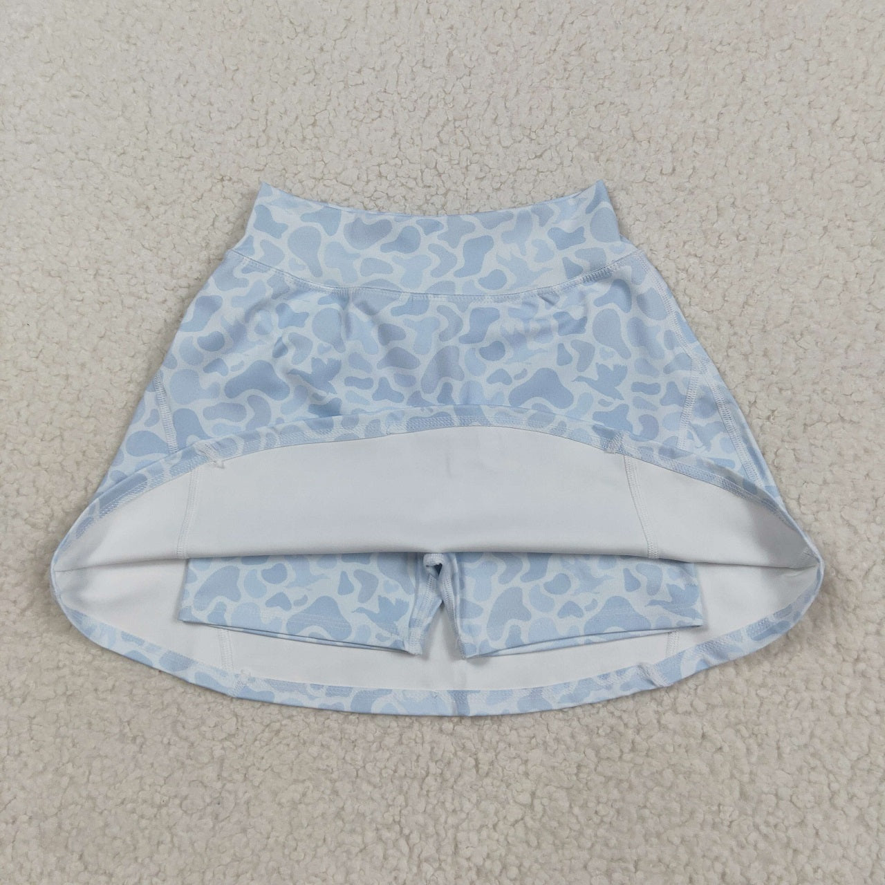 Sibling Kids Girls Adult Women Light Grey Camo Ducks Dogs Skorts Yoga Acitve Bottom Mom and Me Clothes  RTS