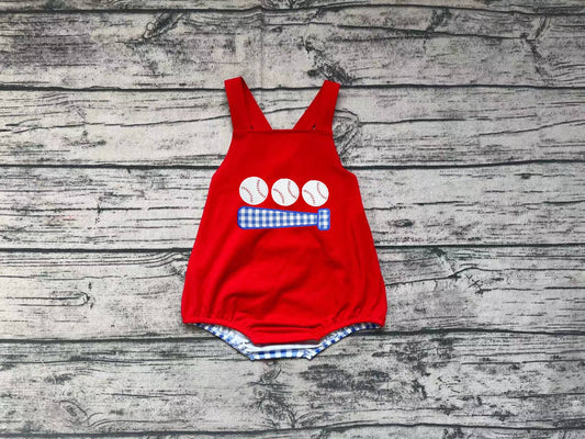 No moq Pre-order SR0687 Baby Boy Baseball One Piece Romper